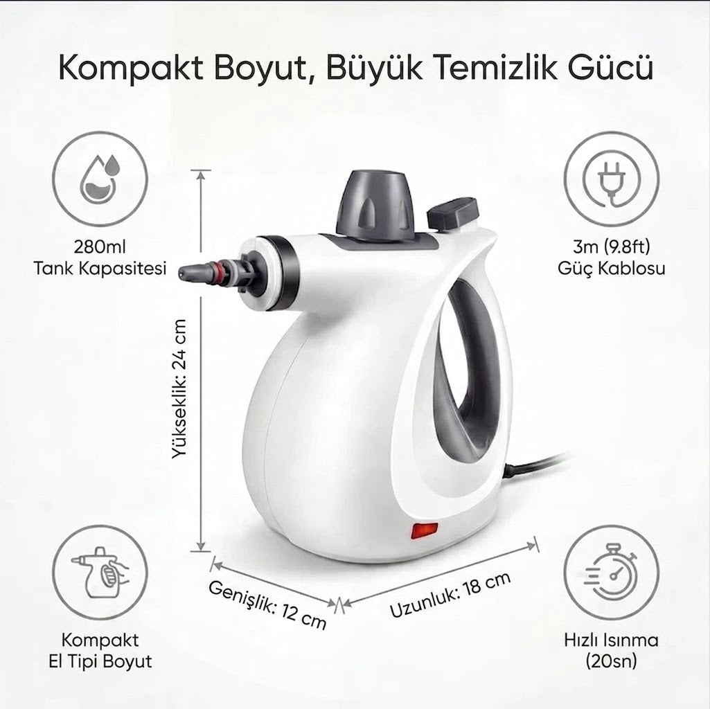 Lunera™ Ovalamadan Derinlemesine Temizlik (7 Parça)