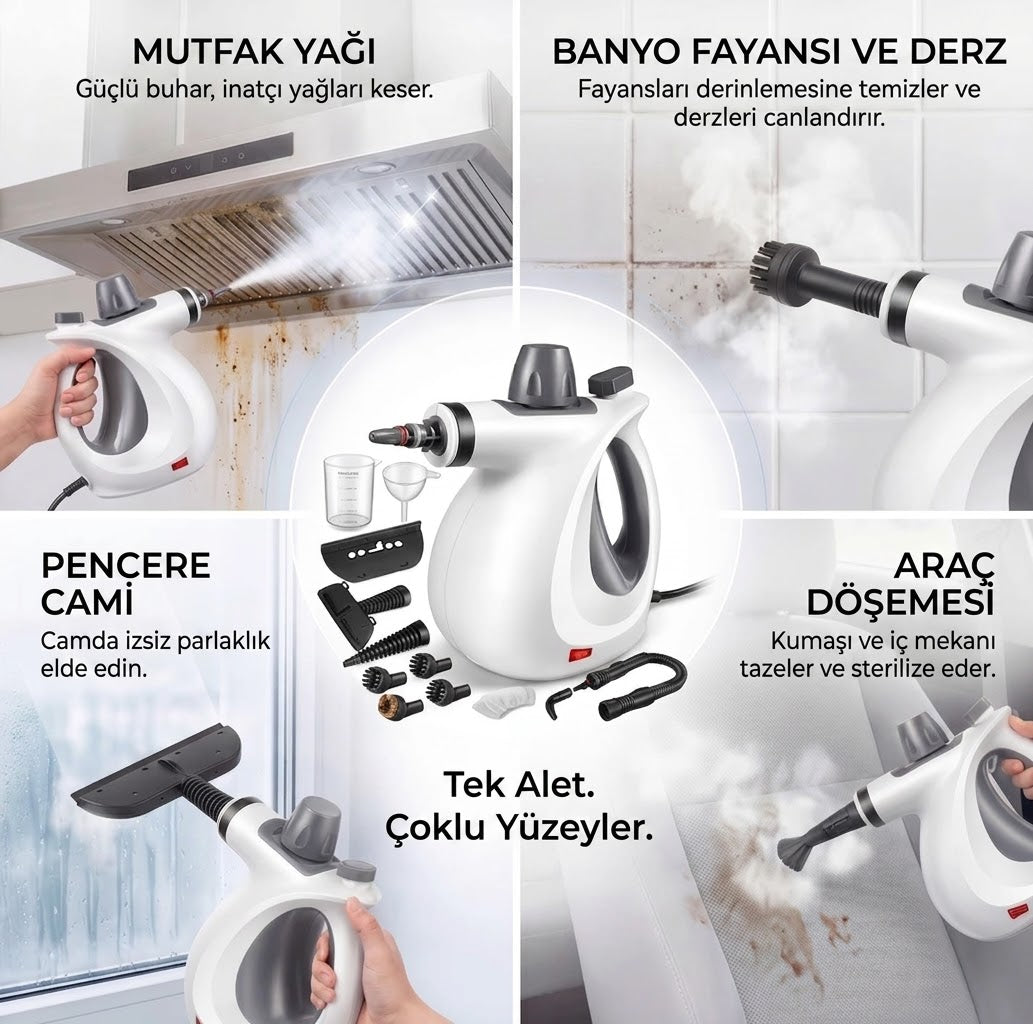 Lunera™ Ovalamadan Derinlemesine Temizlik (7 Parça)